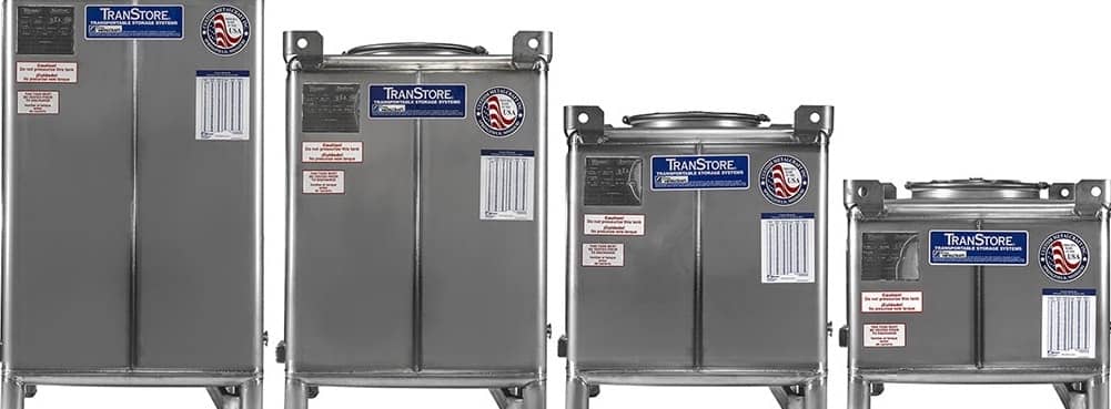 Transtore Stainless Steel IBC Tank LIneup