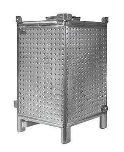 IBC tank with 4 sides dimple heat transfer
