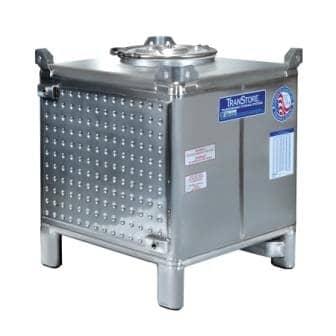 Transtore IBC wine tank with heat transfer