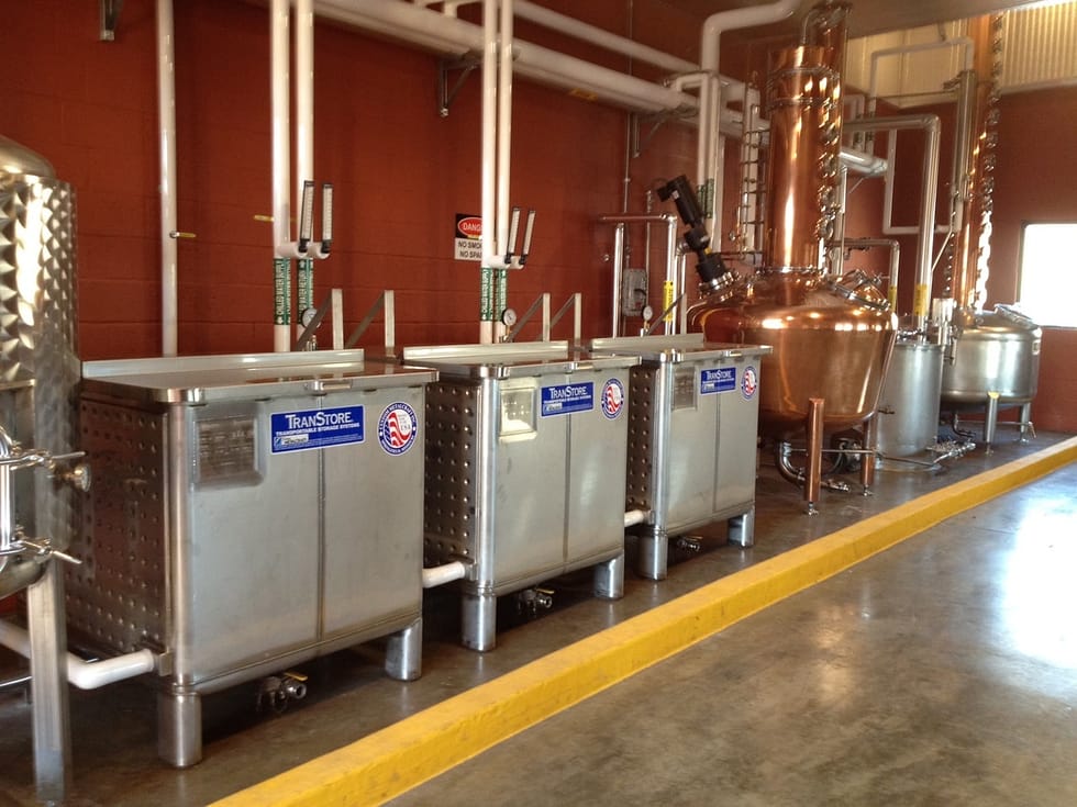 Epicenter Transtore open top fermenters craft distilling